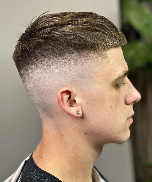 Clean fade haircut in Hastings barber shop (walk-in)